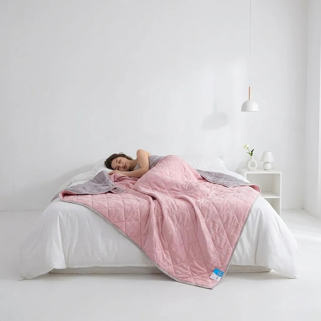 Summer Cooling Thin Quilt – Breathable Lightweight Ice Silk Quilt, Ultra Soft Thin Quilt for Hot Weather, Perfect for Airy Bedrooms and Summer Sleep.