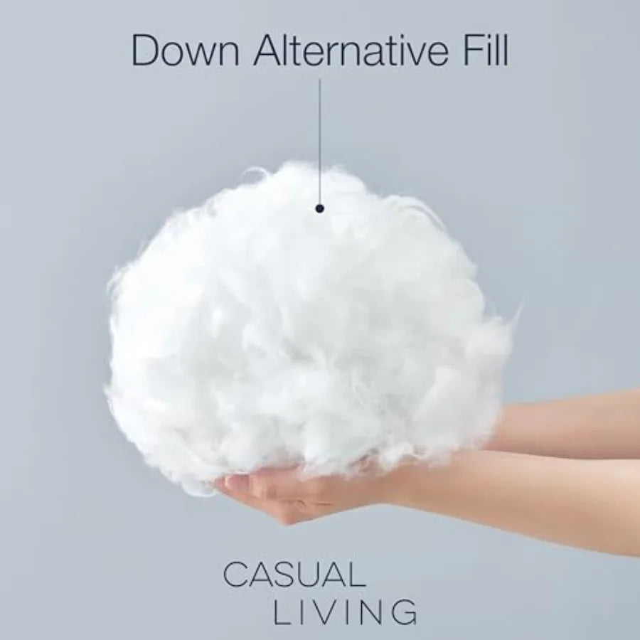 Duvet Insert Comforter Cooling Blanket Lightweight Hypoallergenic Reversible White Comforter with Box Stitching Fluffy Bedding