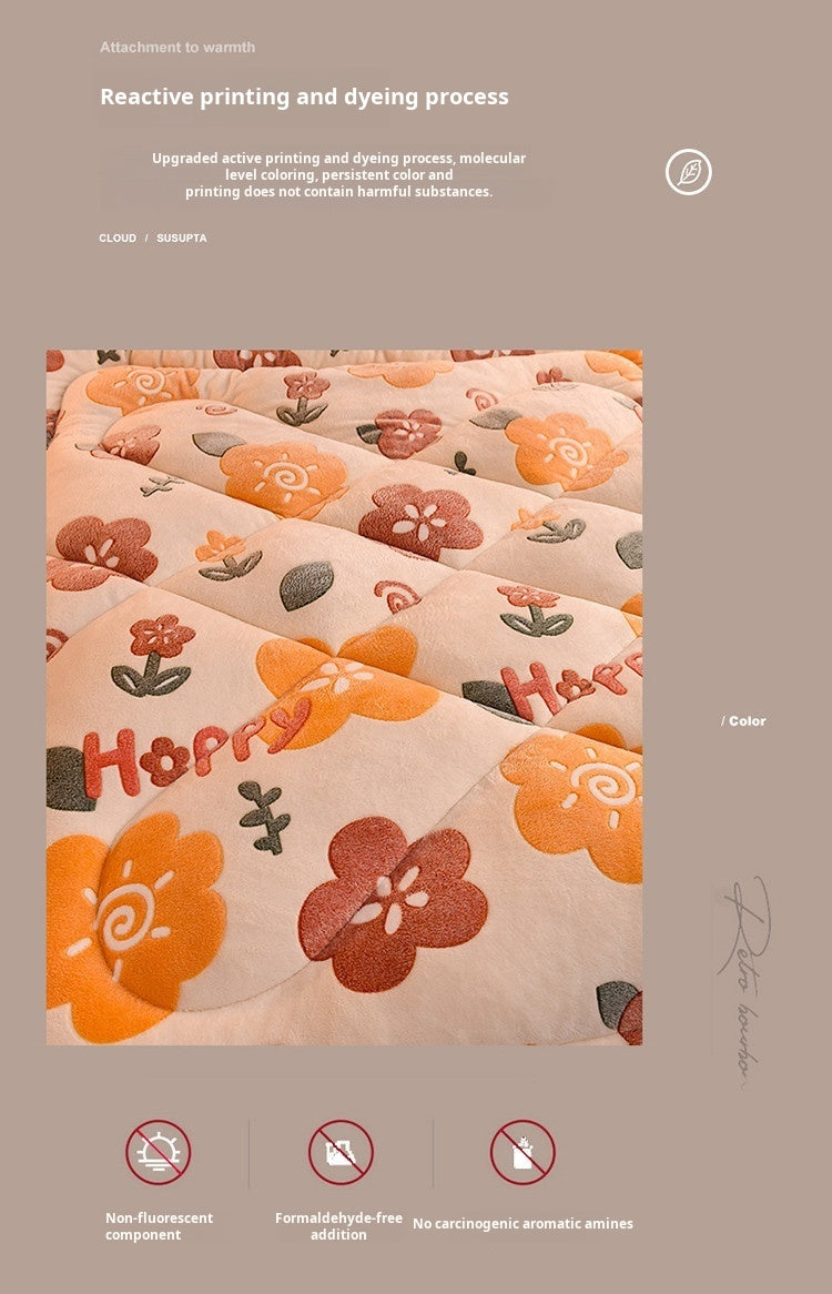 Lamb Fleece Blanket Winter Comforter Thickened Quilts Double-sided Velvet Warm Quilt Single Double Dormitory Milk Fleece Core