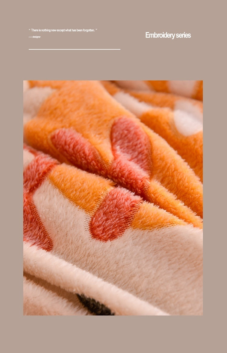 Lamb Fleece Blanket Winter Comforter Thickened Quilts Double-sided Velvet Warm Quilt Single Double Dormitory Milk Fleece Core